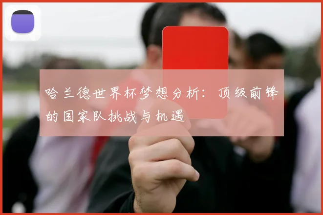 哈兰德世界杯梦想分析：顶级前锋的国家队挑战与机遇